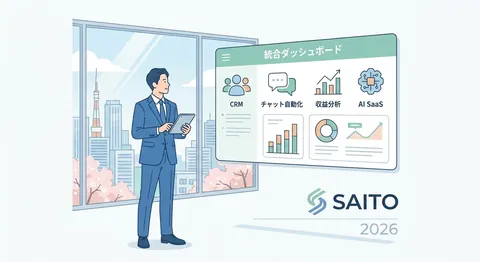 オールインワンAI SaaS【2026年最新】選び方とビジネスOS化