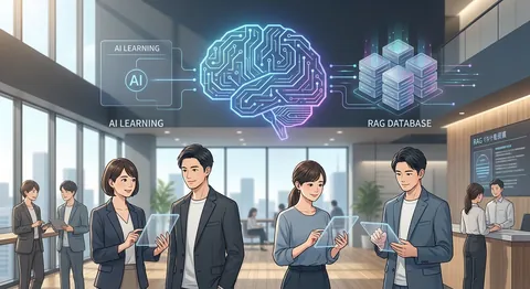 AIチャットボットの「賢さ」はどう決まる？2026年版・自社データ学習（RAG）と対話品質のコントロール術