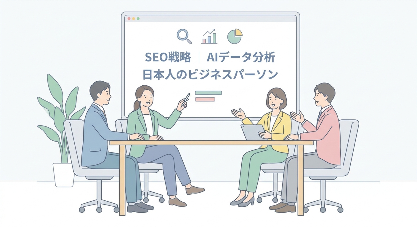A diverse team of digital marketing professionals collaborating in a high-tech conference room, discussing SEO strategie